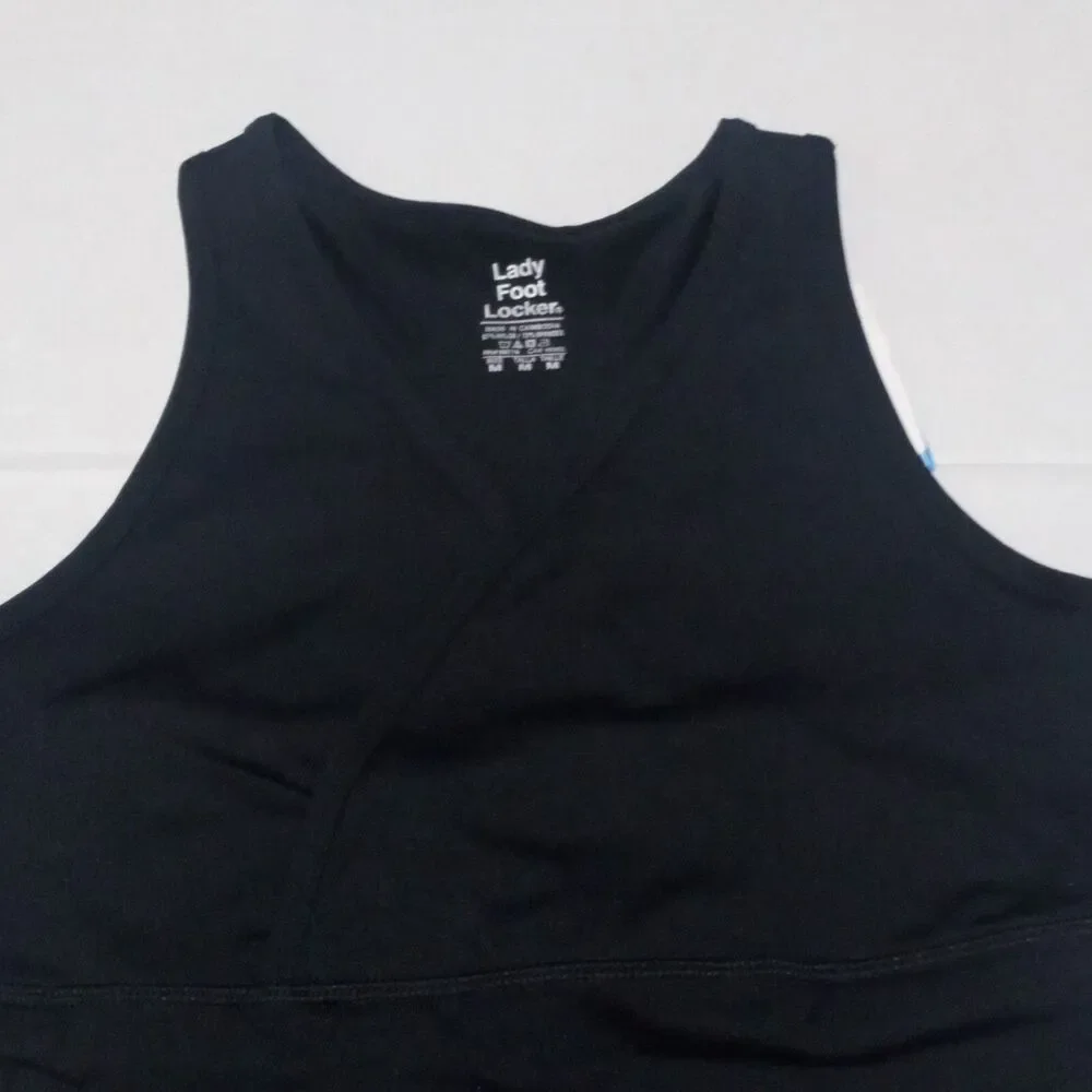Lady Foot Locker Wrap Perf Tank Top-Medium-Racerback-Quick Dry-Performance-NEW - Picture 2 of 6